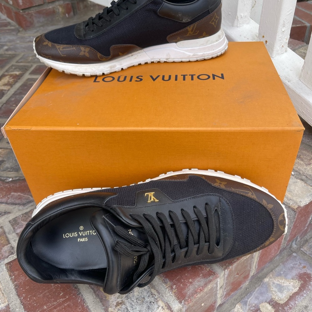Louis Vuitton Black and Brown Sneakers